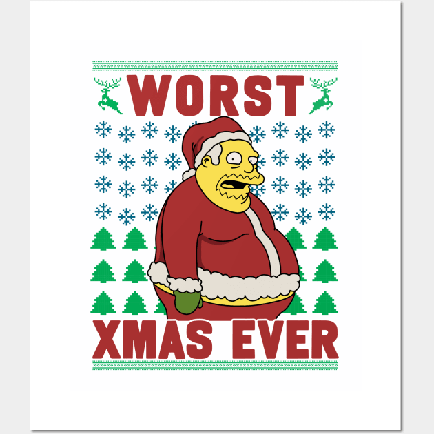 Worst Xmas Ever Wall Art by Juniorilson